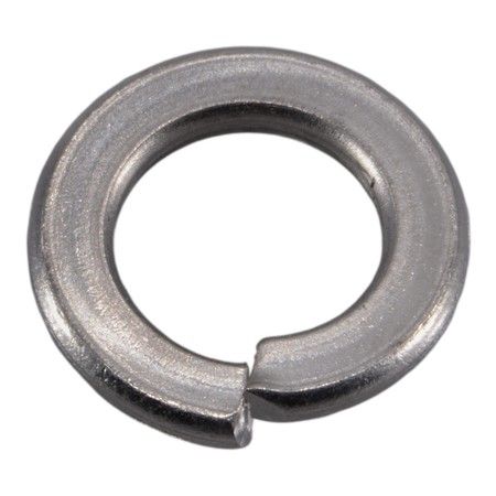 MIDWEST FASTENER Split Lock Washer, For Screw Size 10 mm 18-8 Stainless Steel, Plain Finish, 20 PK 38966